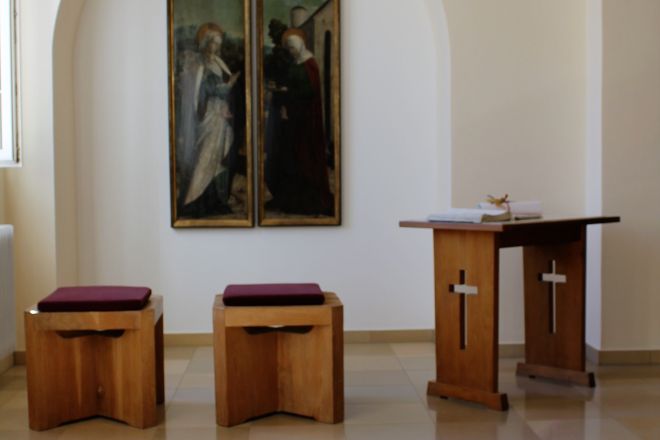 Bernried Kapelle Begegnung